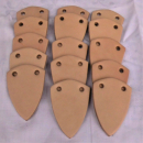 Drachenschuppen aus Blankleder/ Rindsleder